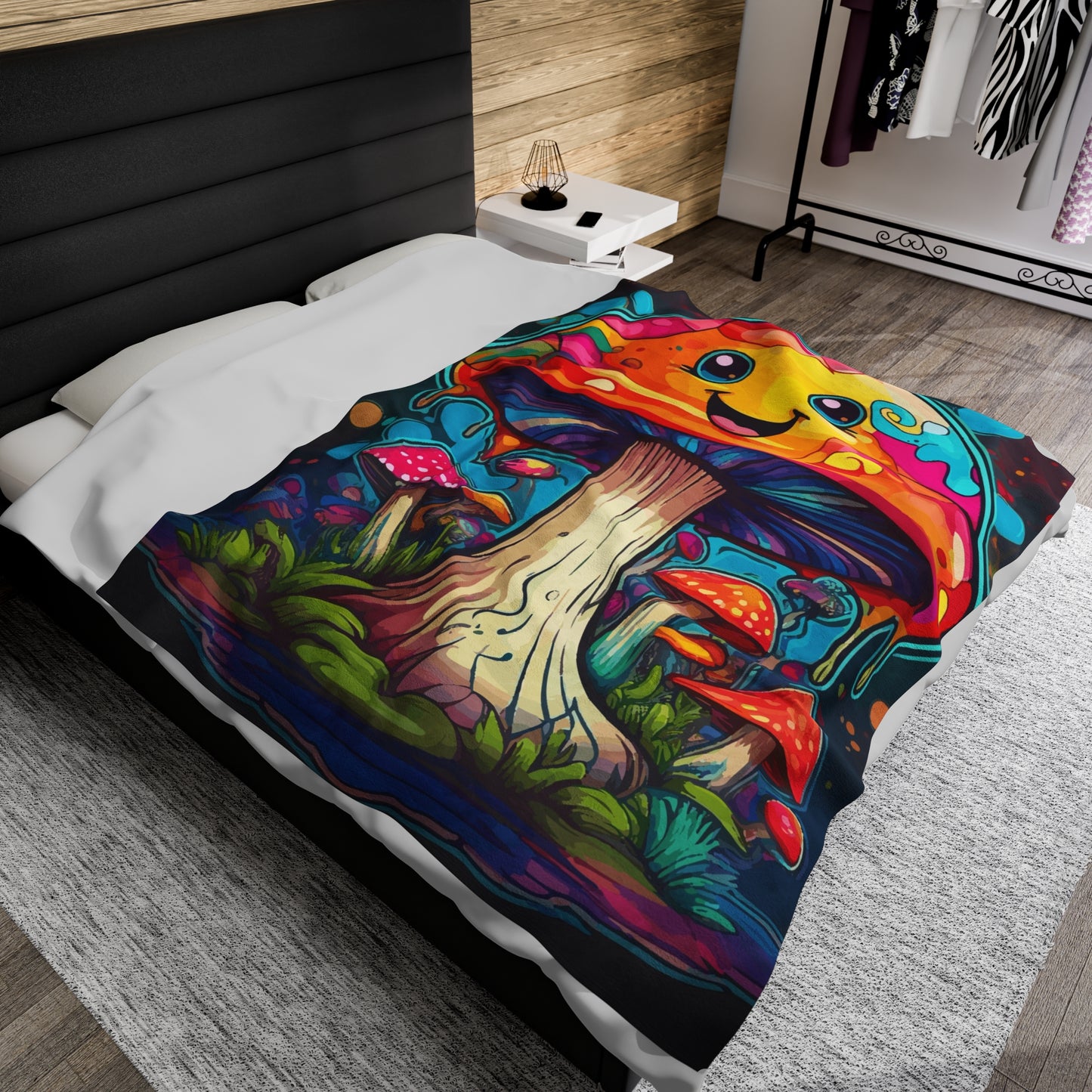 Graffiti Velveteen Plush Blanket
