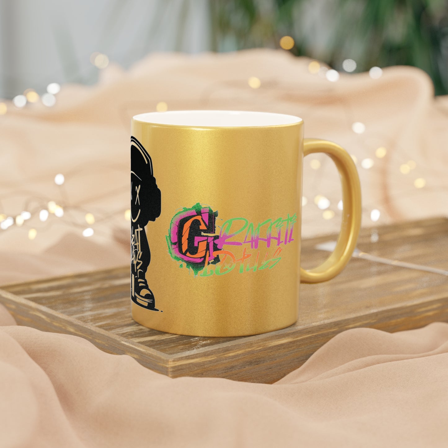 Graffiti Beat Drips Metallic Mug limited edition
