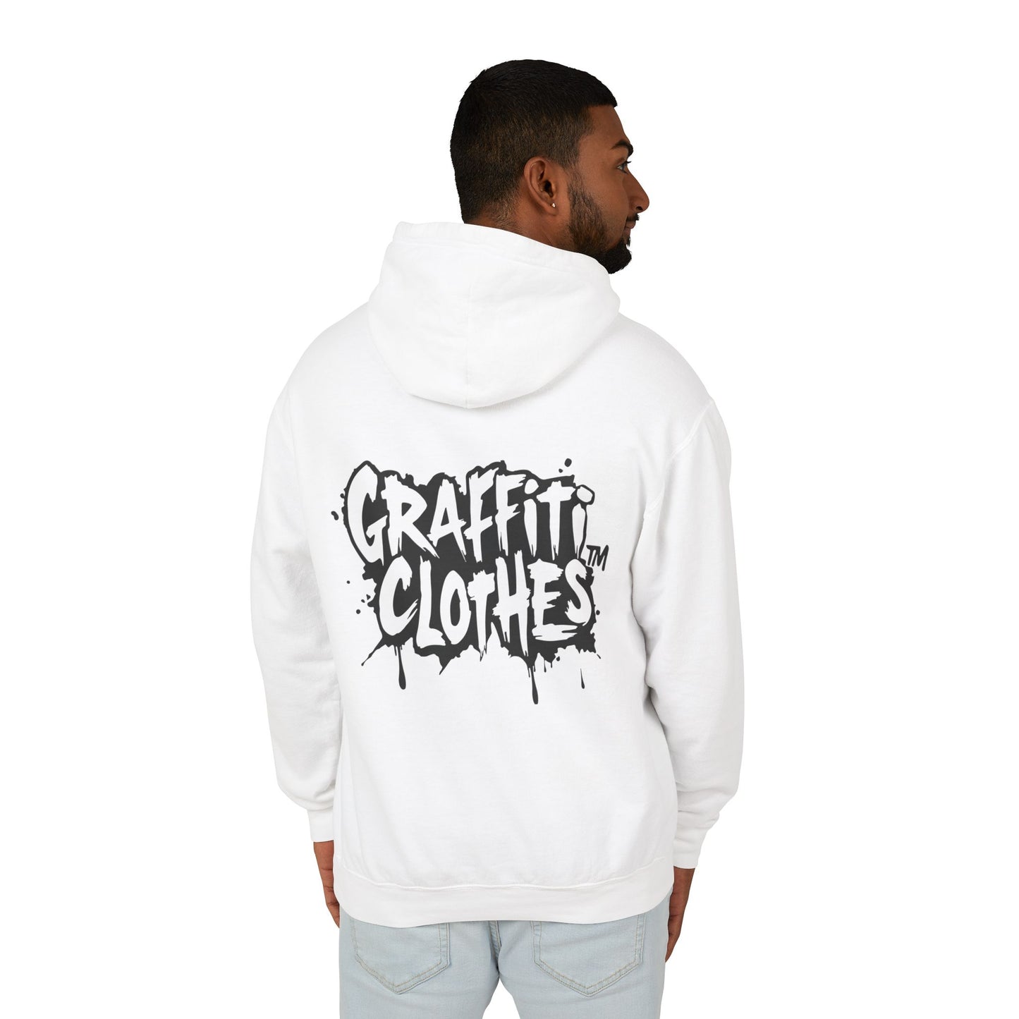 Graffiti Clothes Hoodie — "Don't Hate the Media Become the Media" Streetwear Pullover
