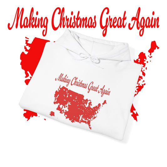 Christmas Hoodie - Unisex Heavy Blend™ Hooded Sweatshirt for Making Christmas Great Again