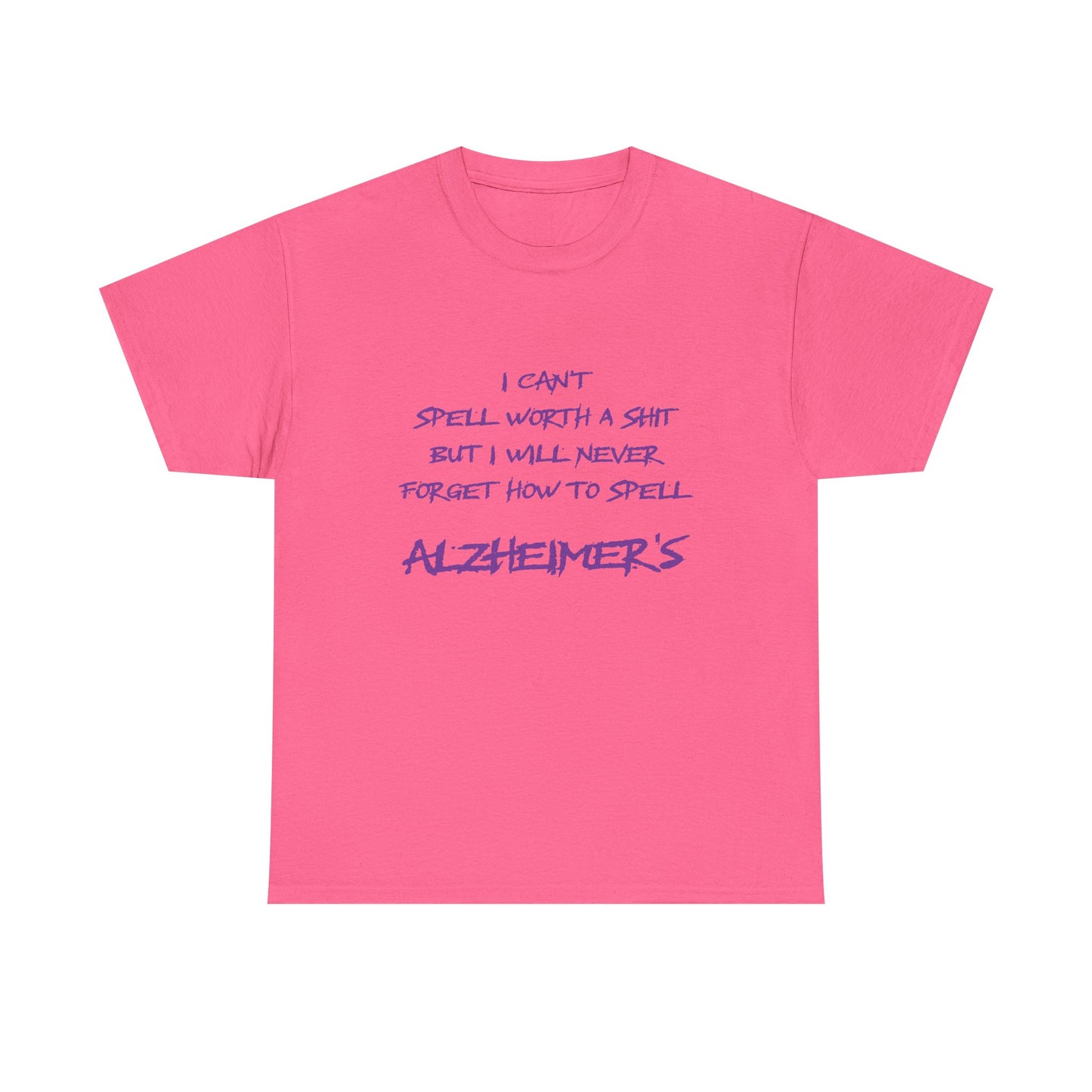 Won’t forget Alzheimer's Awareness Unisex Tee, Alzheimer's Support Shirt, Humor Tee, Awareness Gift, Statement Cotton Tee