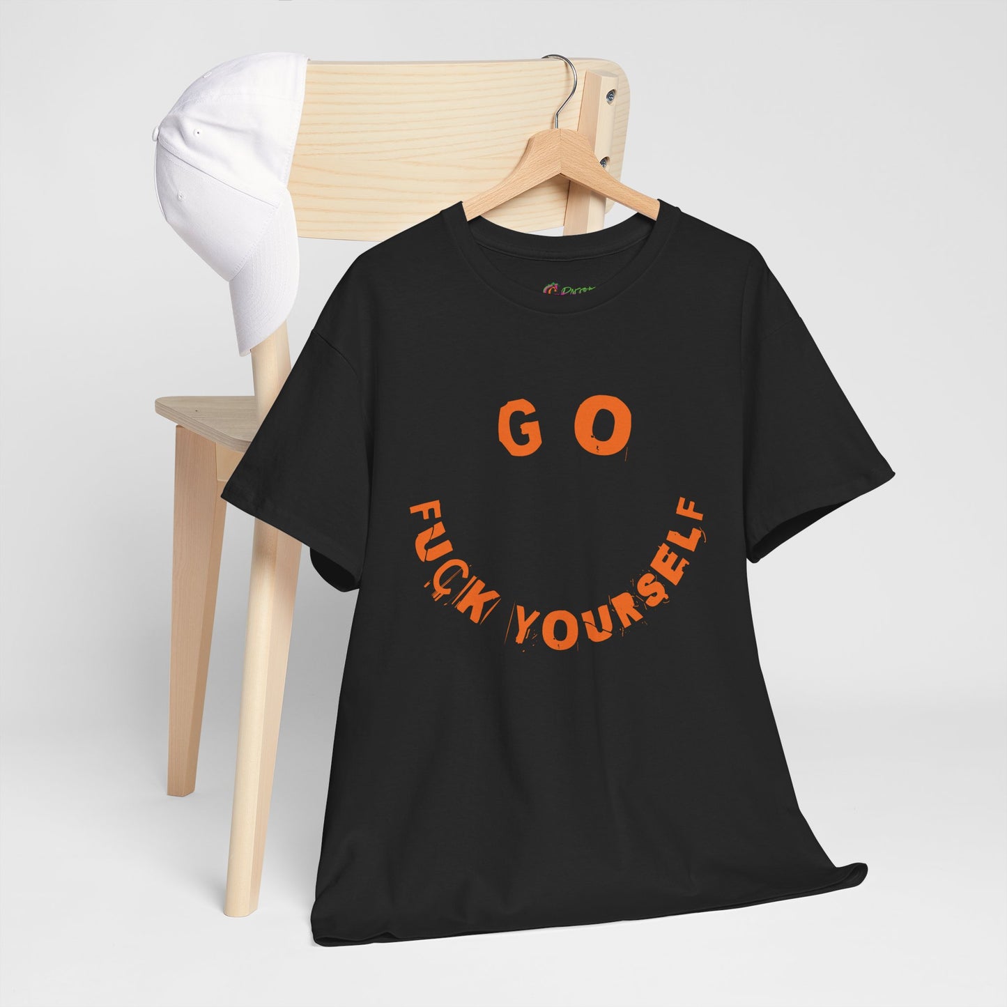 Graffiti Tee - Unisex Cotton T-Shirt - Go Fu*k Yourself - Epic Graphic T-Shirt