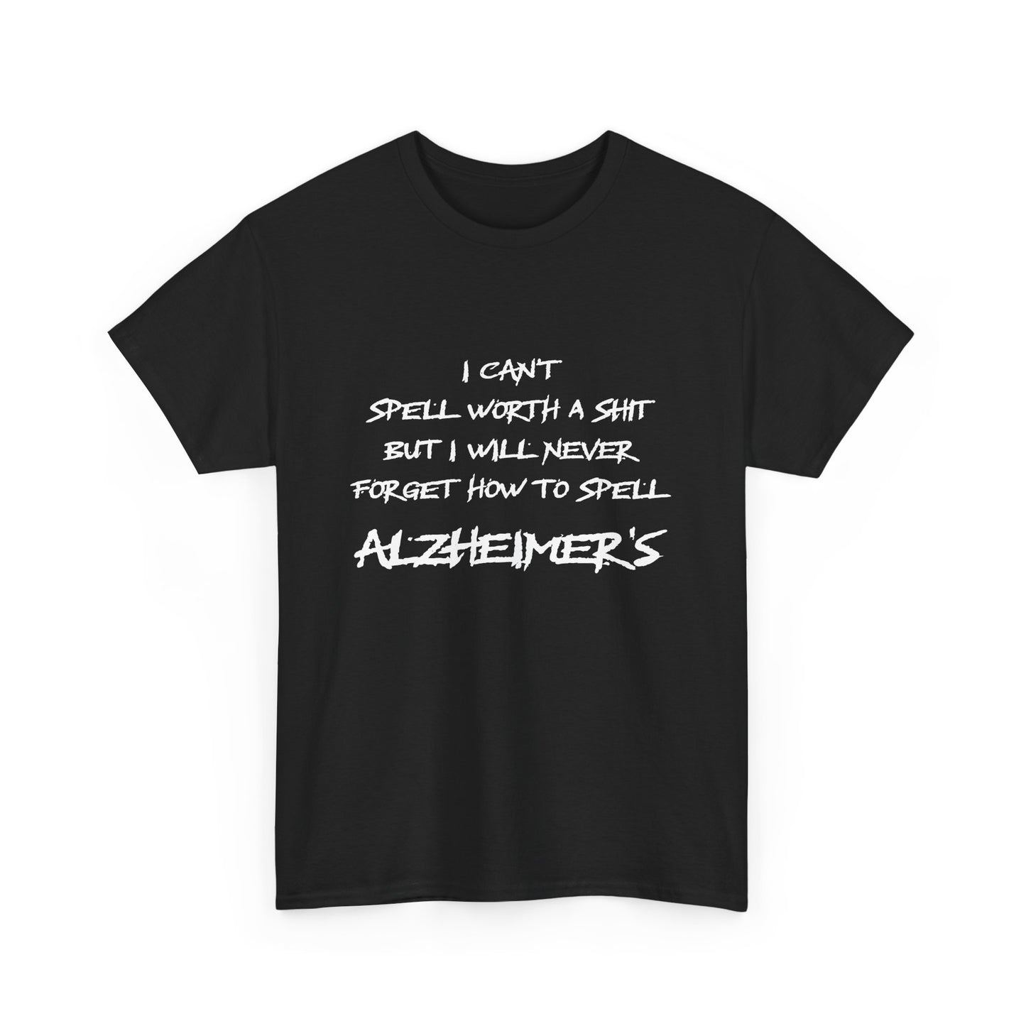 Won’t forget Alzheimer's Awareness Unisex Tee, Alzheimer's Support Shirt, Humor Tee, Awareness Gift, Statement Cotton Tee