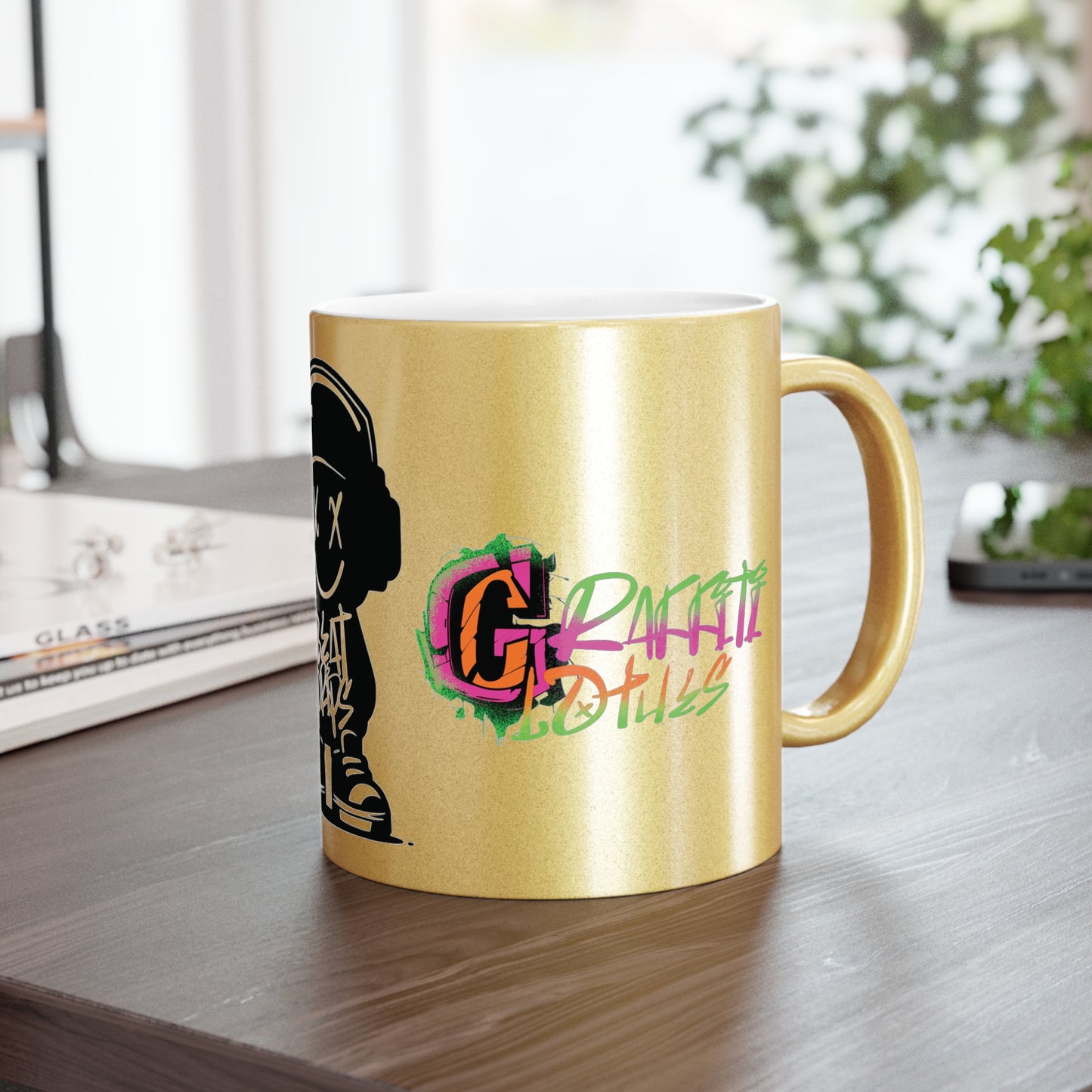 Graffiti Beat Drips Metallic Mug limited edition