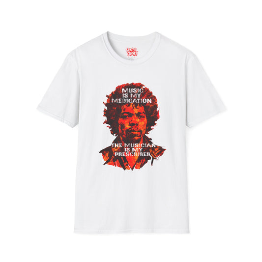 Music Is My Medication T-Shirt — Vintage Soul Music Prescription Tee