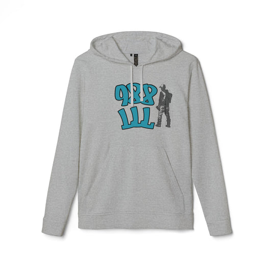 Graffiti Fleece Hoodie Suicide Prevention Hotline 988 LLL Live Long Logan Tribute