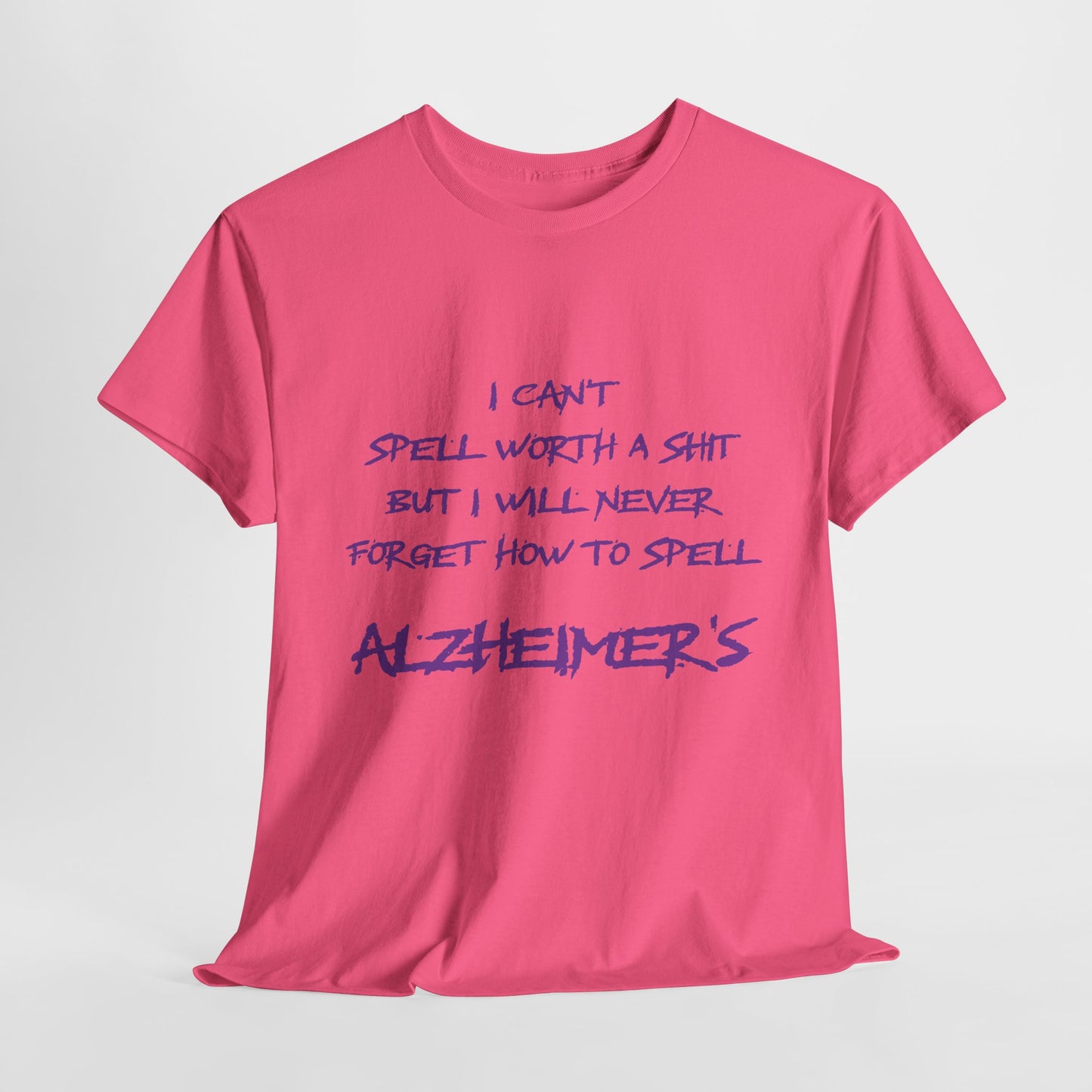Won’t forget Alzheimer's Awareness Unisex Tee, Alzheimer's Support Shirt, Humor Tee, Awareness Gift, Statement Cotton Tee