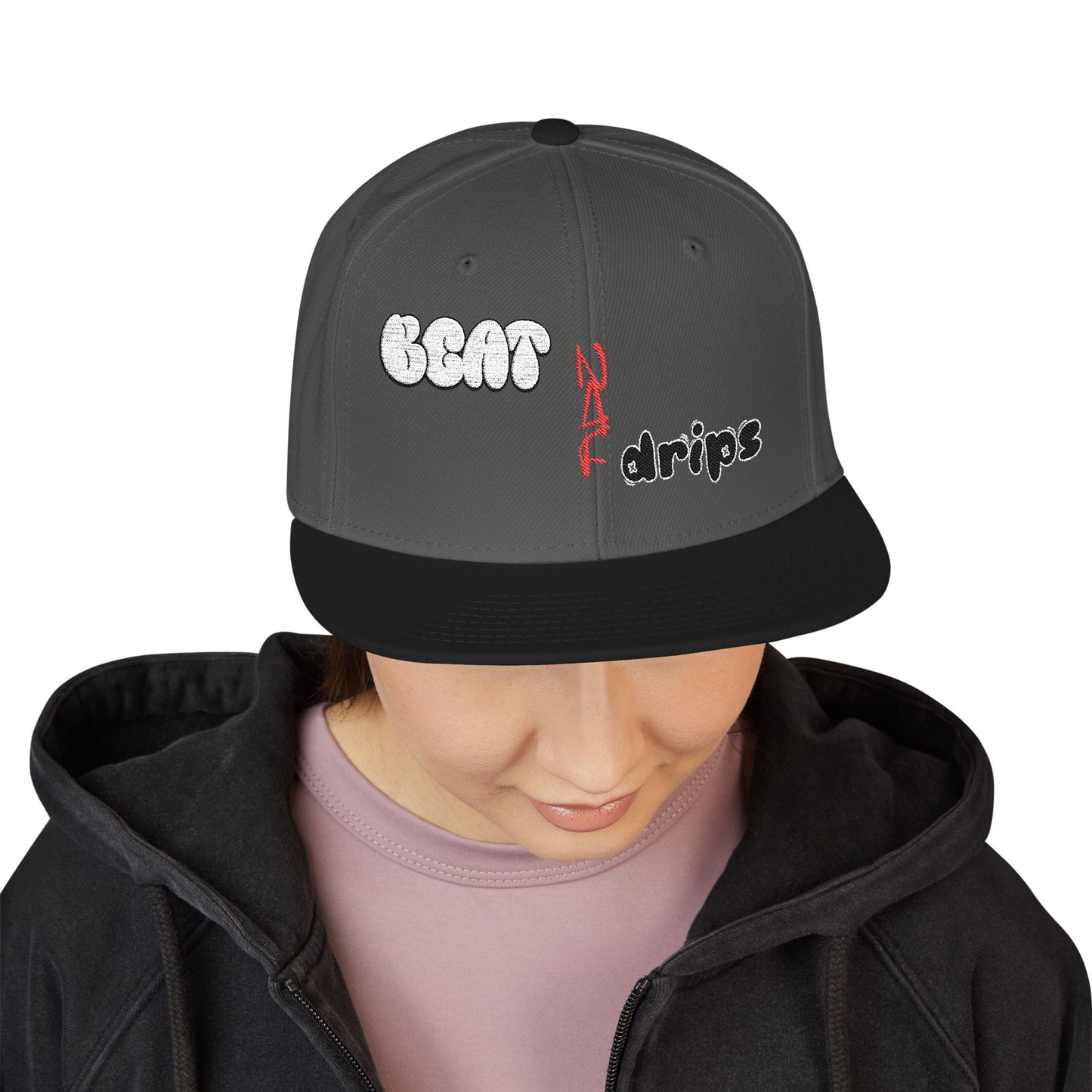 Snapback Hat: The Beat Drips by Icky x NAF Collaboration - Graffiti Clothes LLC