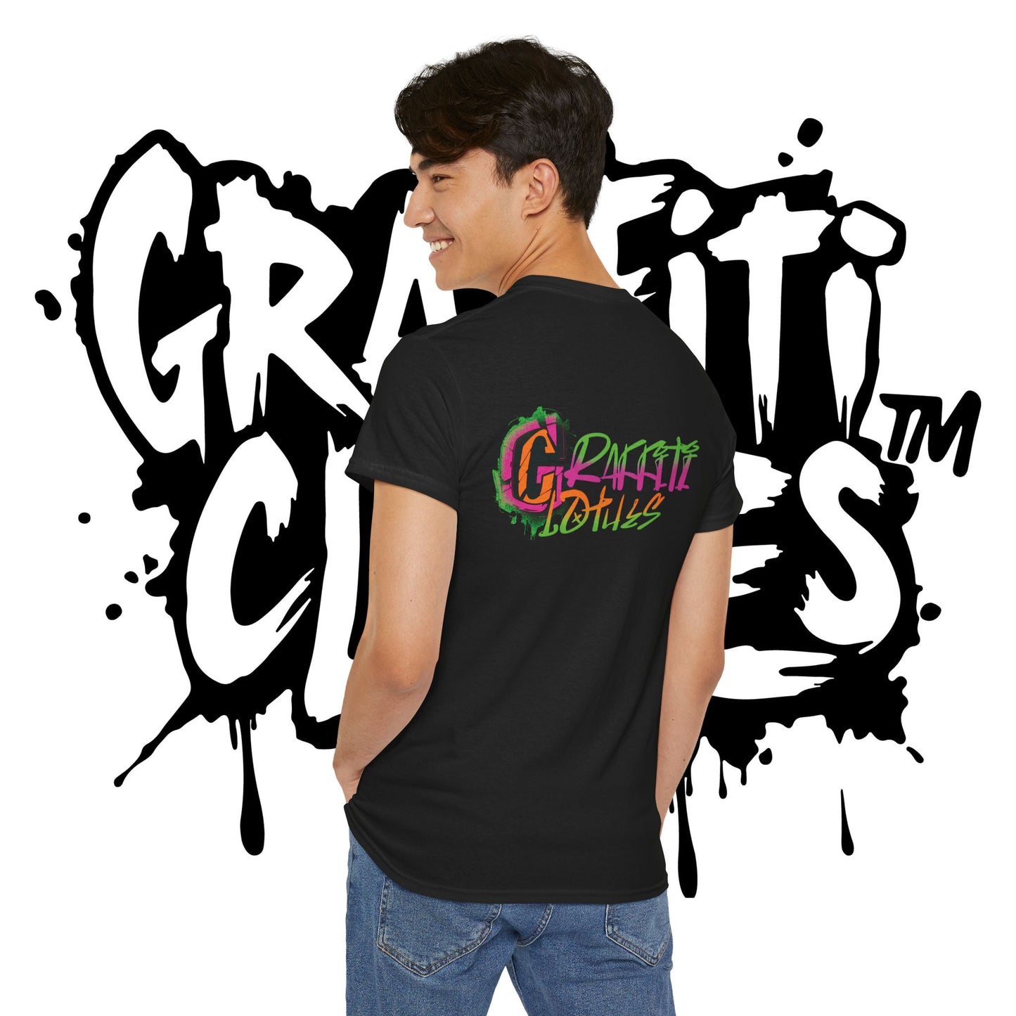 Graffiti Tee - Unisex Cotton T-Shirt - Go Fu*k Yourself - Epic Graphic T-Shirt