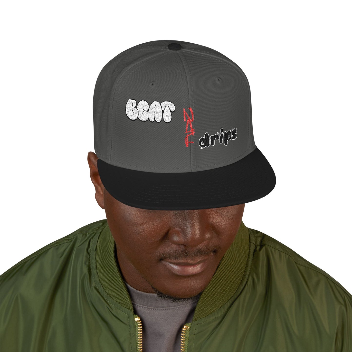Snapback Hat: The Beat Drips by Icky x NAF Collaboration - Graffiti Clothes LLC