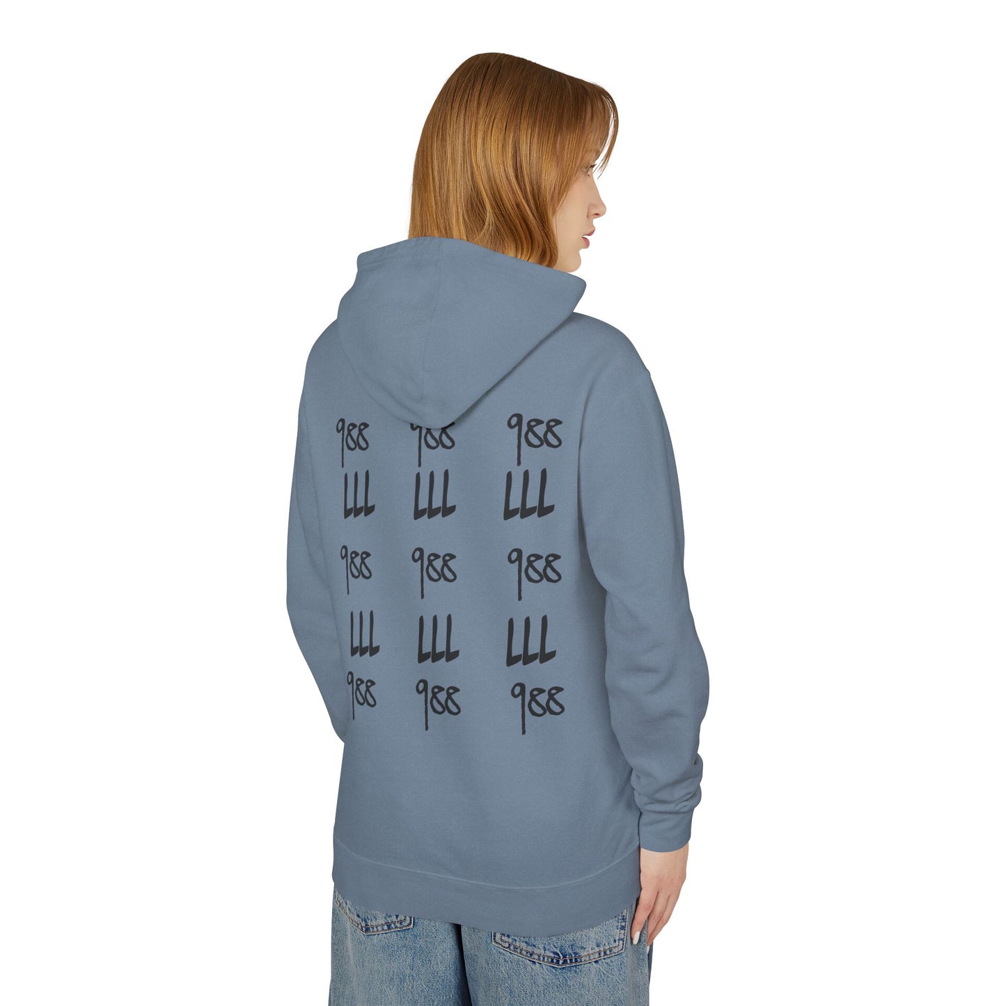 Graffiti Hooded Sweatshirt - Suicide Hotline Awareness - Voice for the Unheard
