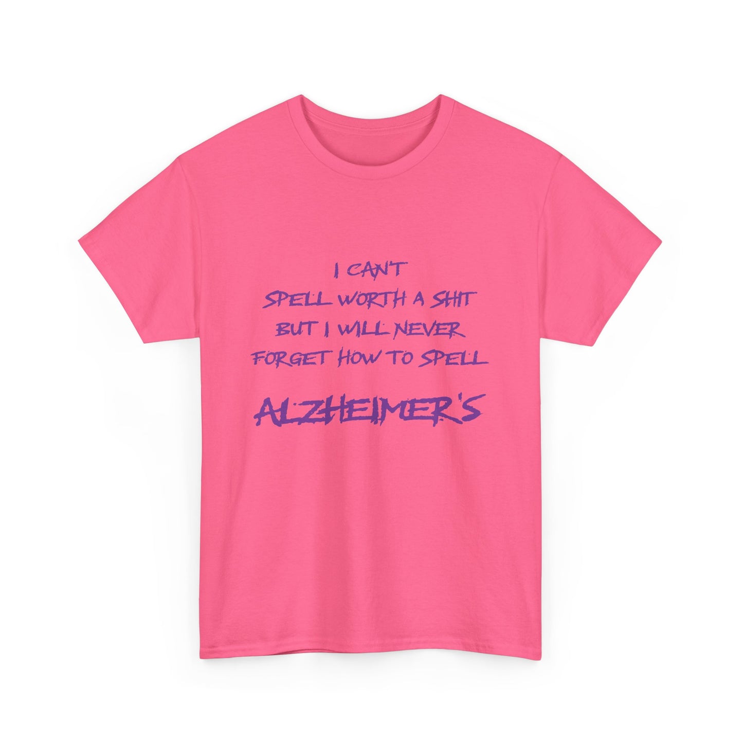 Won’t forget Alzheimer's Awareness Unisex Tee, Alzheimer's Support Shirt, Humor Tee, Awareness Gift, Statement Cotton Tee
