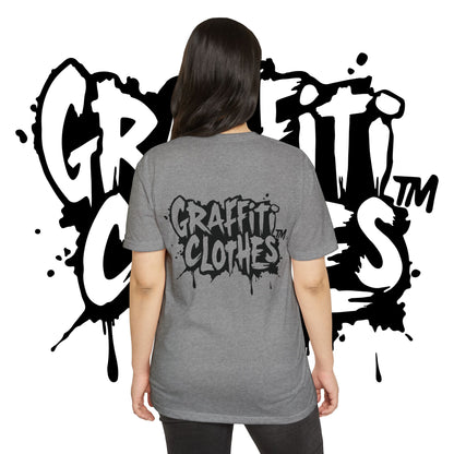 T-Shirt — "Real Men Talk About Their Shit" Bold Graphic Tee (Graffiti Clothes)