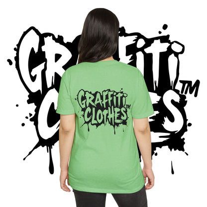 T-Shirt — "Real Men Talk About Their Shit" Bold Graphic Tee (Graffiti Clothes)