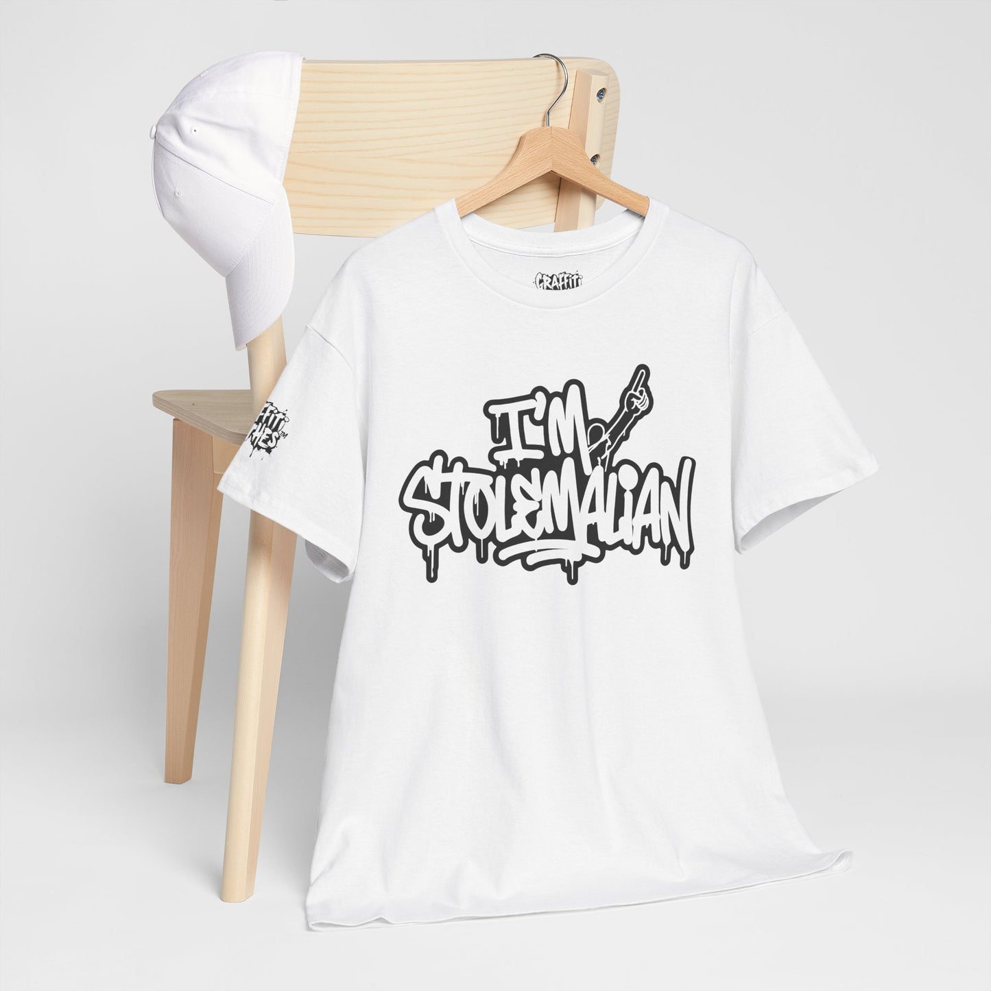 Graffiti 'I'm Stolemalian” Tee — Urban Streetwear T‑Shirt