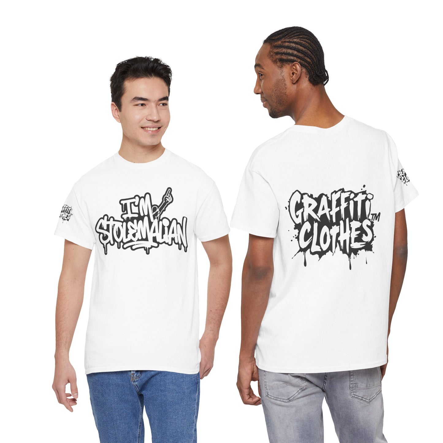 Graffiti 'I'm Stolemalian” Tee — Urban Streetwear T‑Shirt