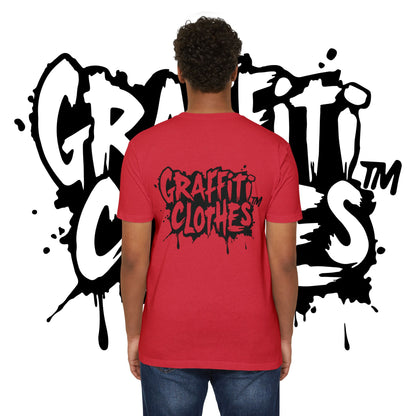 T-Shirt — "Real Men Talk About Their Shit" Bold Graphic Tee (Graffiti Clothes)