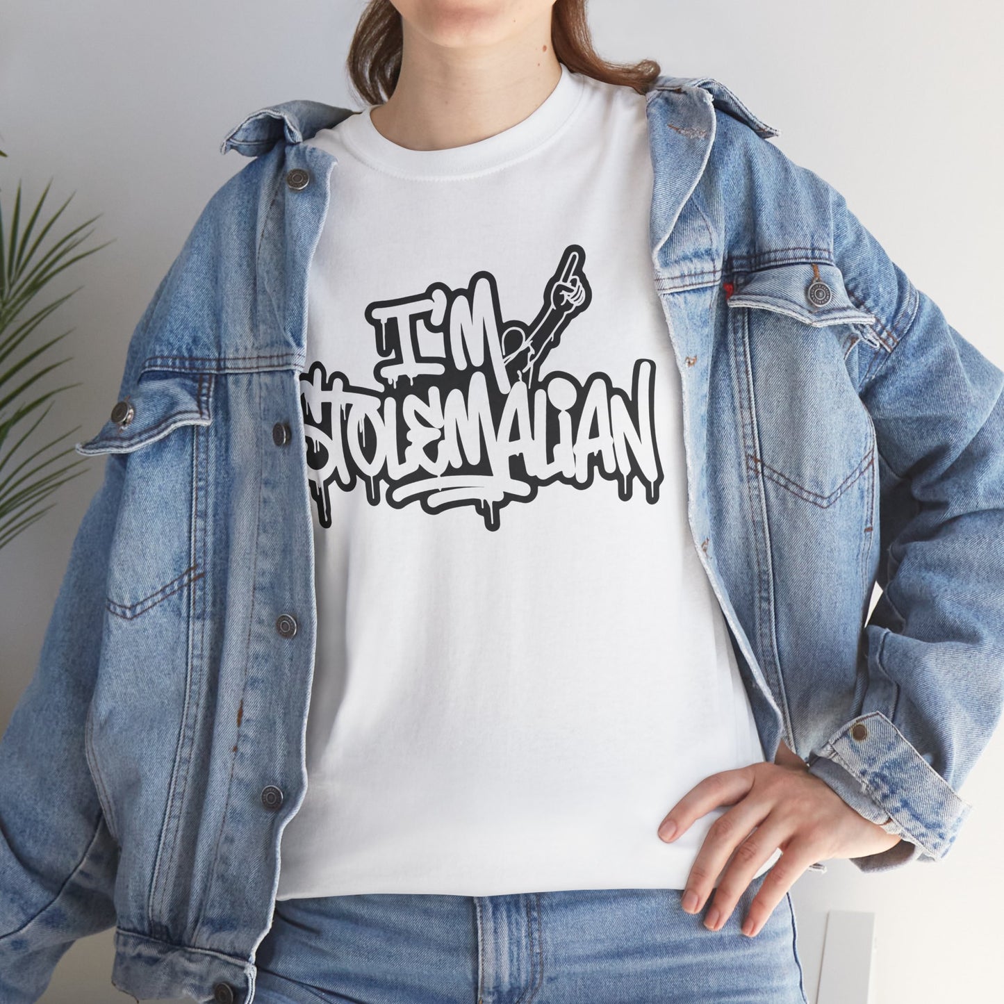 Graffiti 'I'm Stolemalian” Tee — Urban Streetwear T‑Shirt