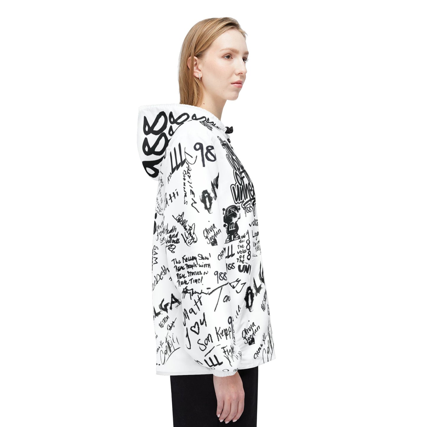 Graffiti Suicide Prevention Tribute Windbreaker Jacket — Their Names — Our Voice