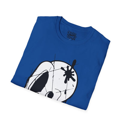 Skull Graffiti T-Shirt — Dripping Ink Skull Graphic Tee