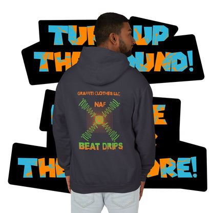 Unisex Graffiti-Style Hip Hop Hoodie, Trendy Streetwear, Urban Fashion, Beat Drips Sweatshirt, Music Lover Gift, Festival Wear, Casual [...]