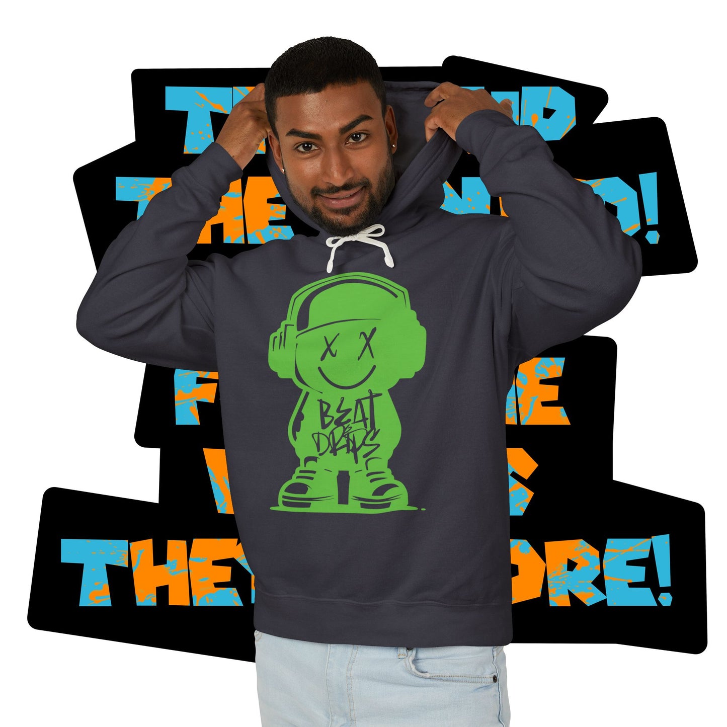 Unisex Graffiti-Style Hip Hop Hoodie, Trendy Streetwear, Urban Fashion, Beat Drips Sweatshirt, Music Lover Gift, Festival Wear, Casual [...]