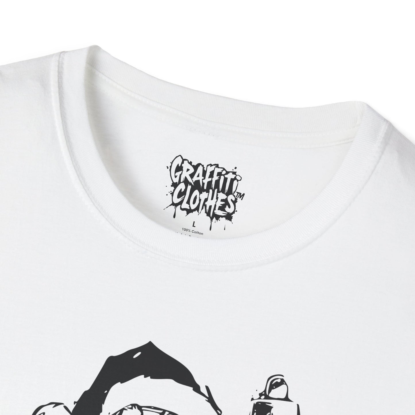 Santa Graffiti Ornaments T-Shirt — Funny Holiday Christmas Tee