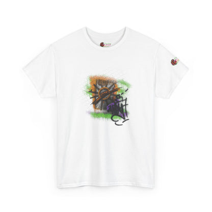 Abstract Graffiti Art T-Shirt — Colorful Urban Streetwear Tee