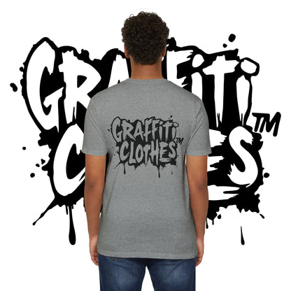 T-Shirt — "Real Men Talk About Their Shit" Bold Graphic Tee (Graffiti Clothes)