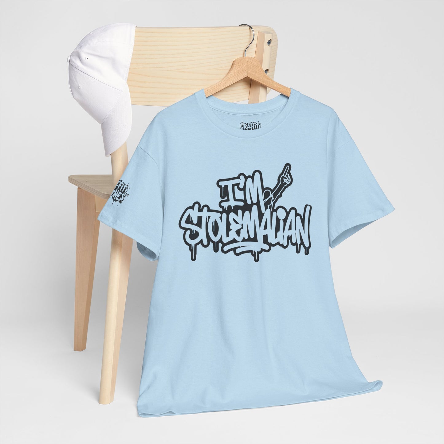 Graffiti 'I'm Stolemalian” Tee — Urban Streetwear T‑Shirt
