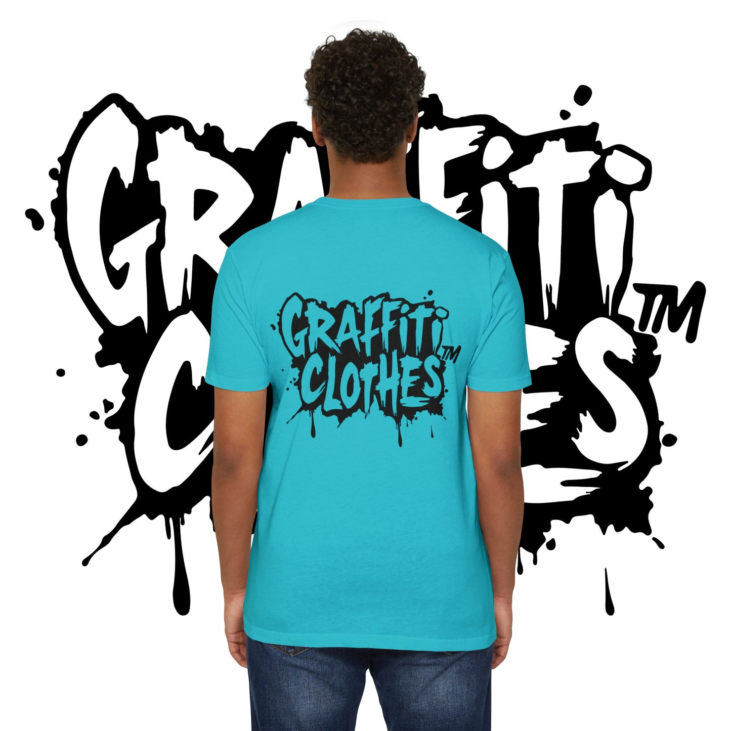 T-Shirt — "Real Men Talk About Their Shit" Bold Graphic Tee (Graffiti Clothes)