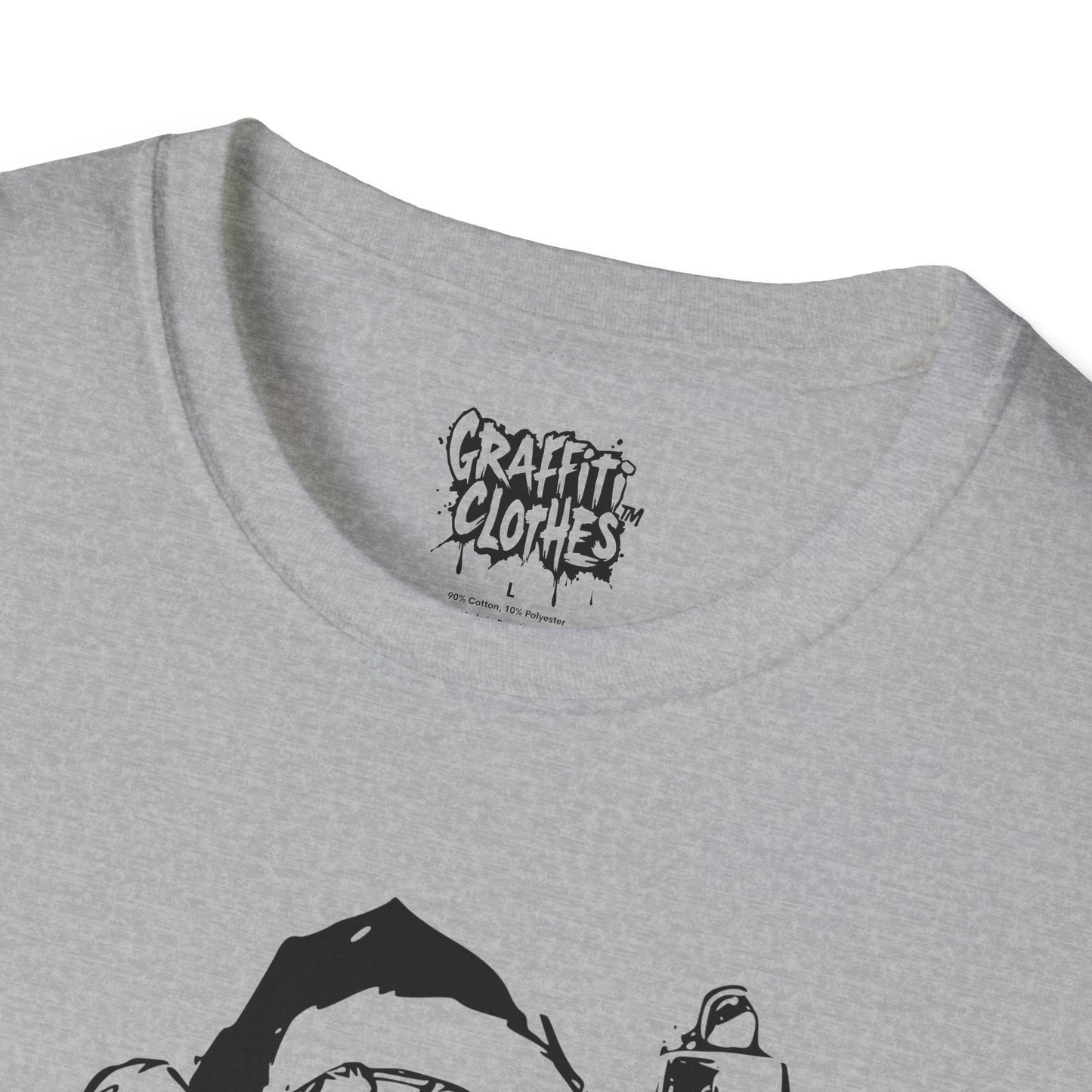 Santa Graffiti Ornaments T-Shirt — Funny Holiday Christmas Tee