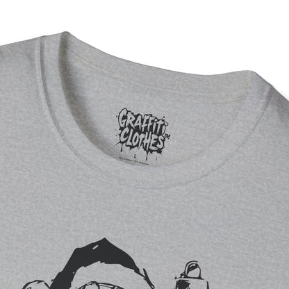 Santa Graffiti Ornaments T-Shirt — Funny Holiday Christmas Tee