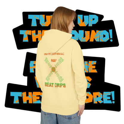 Unisex Graffiti-Style Hip Hop Hoodie, Trendy Streetwear, Urban Fashion, Beat Drips Sweatshirt, Music Lover Gift, Festival Wear, Casual [...]