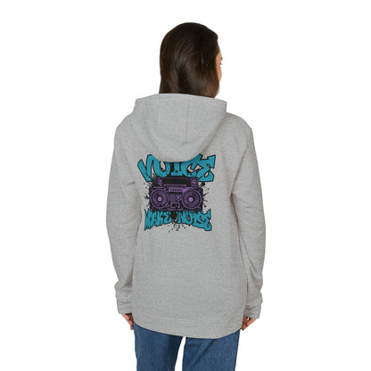 Graffiti Fleece Hoodie Suicide Prevention Hotline 988 LLL Live Long Logan Tribute