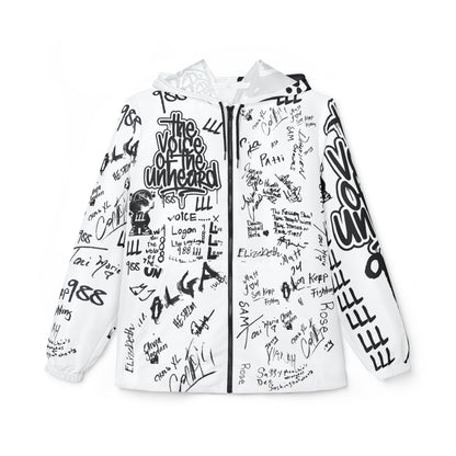 Graffiti Suicide Prevention Tribute Windbreaker Jacket — Their Names — Our Voice