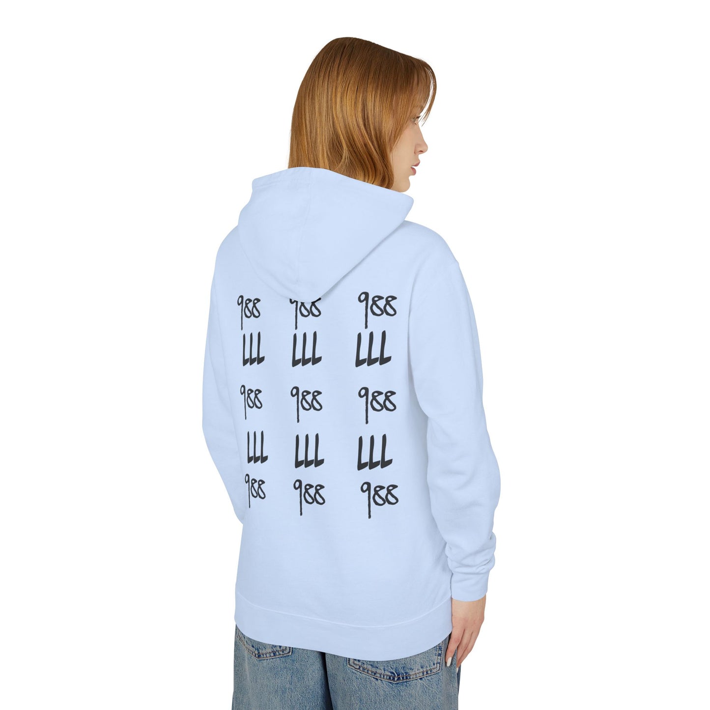 Graffiti Hooded Sweatshirt - Suicide Hotline Awareness - Voice for the Unheard