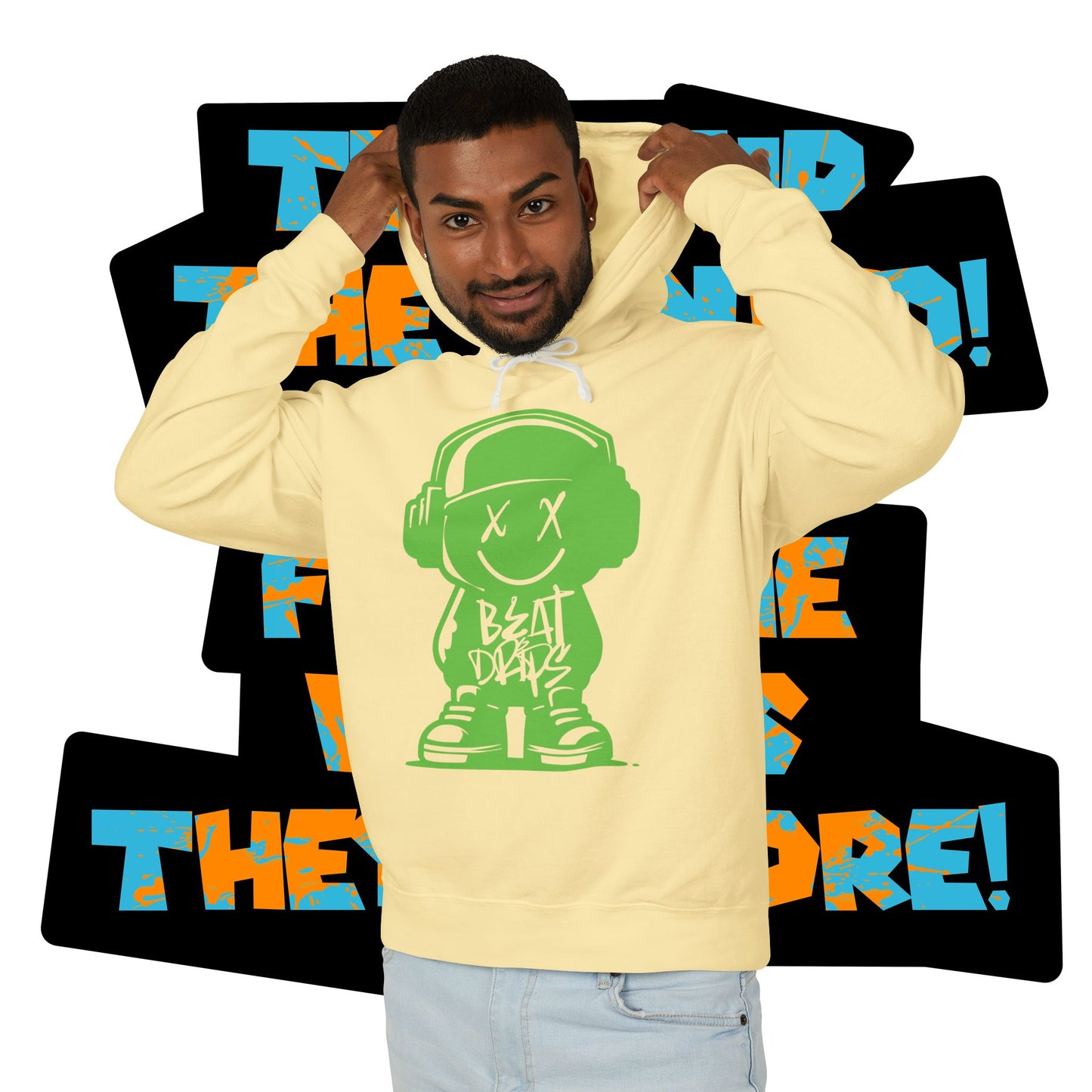 Unisex Graffiti-Style Hip Hop Hoodie, Trendy Streetwear, Urban Fashion, Beat Drips Sweatshirt, Music Lover Gift, Festival Wear, Casual [...]