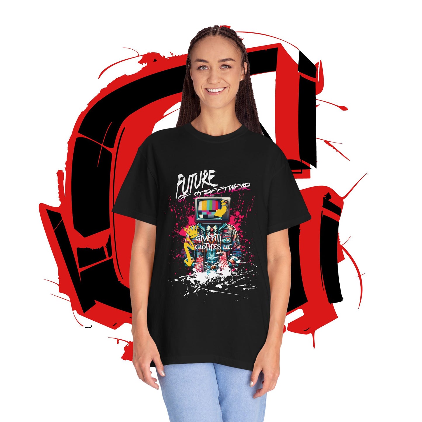 THE FUTURE OF GRAFFITI STREETWEAR T-SHIRT