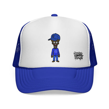 Trucker Cap — lightbulb head they broke in!!! Graffiti Hats