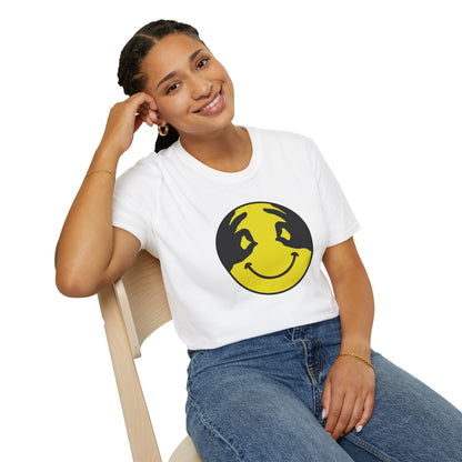 Smiley Face T-Shirt - 'It's OK to Smile for a While' by Awax - Local Seattle Artist