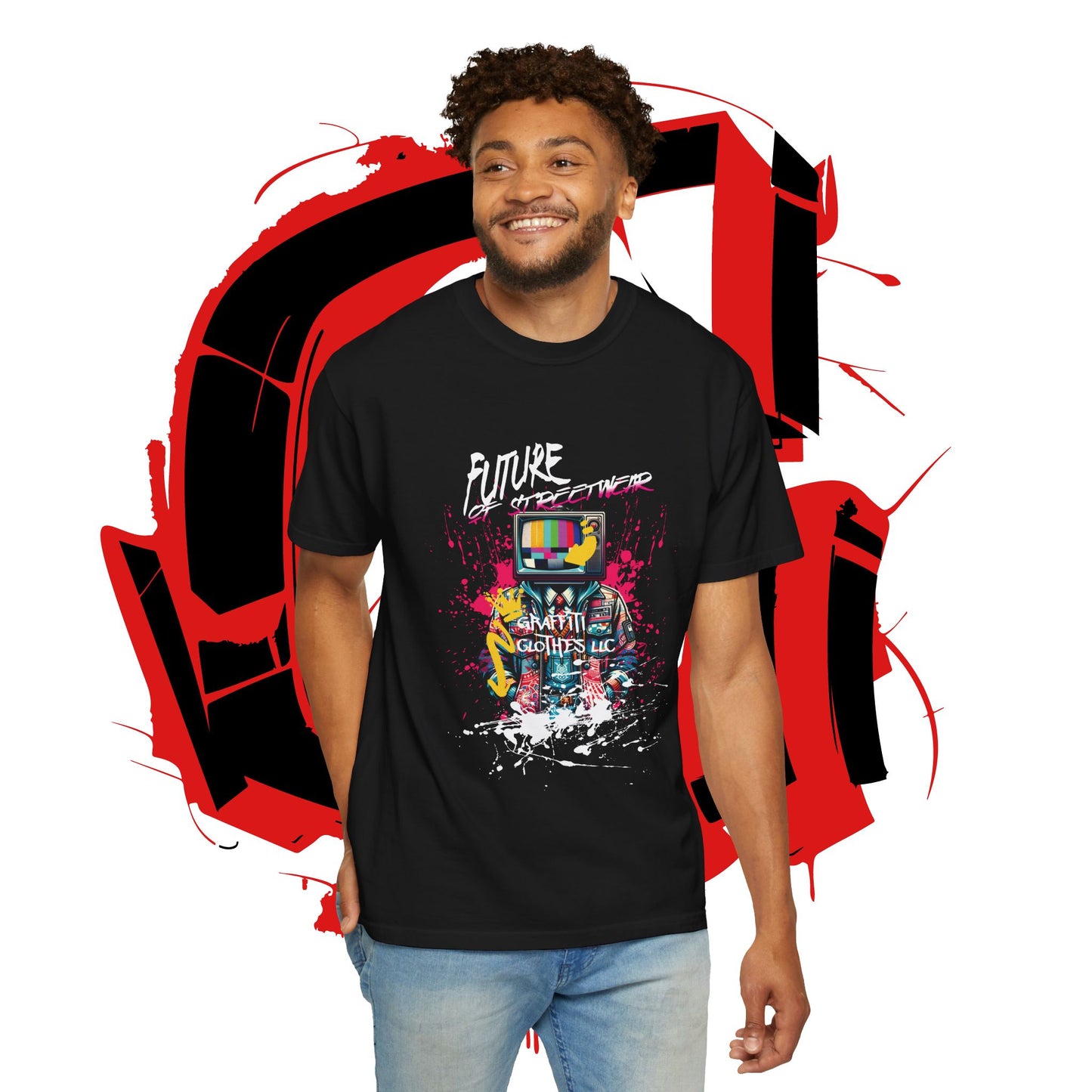 THE FUTURE OF GRAFFITI STREETWEAR T-SHIRT