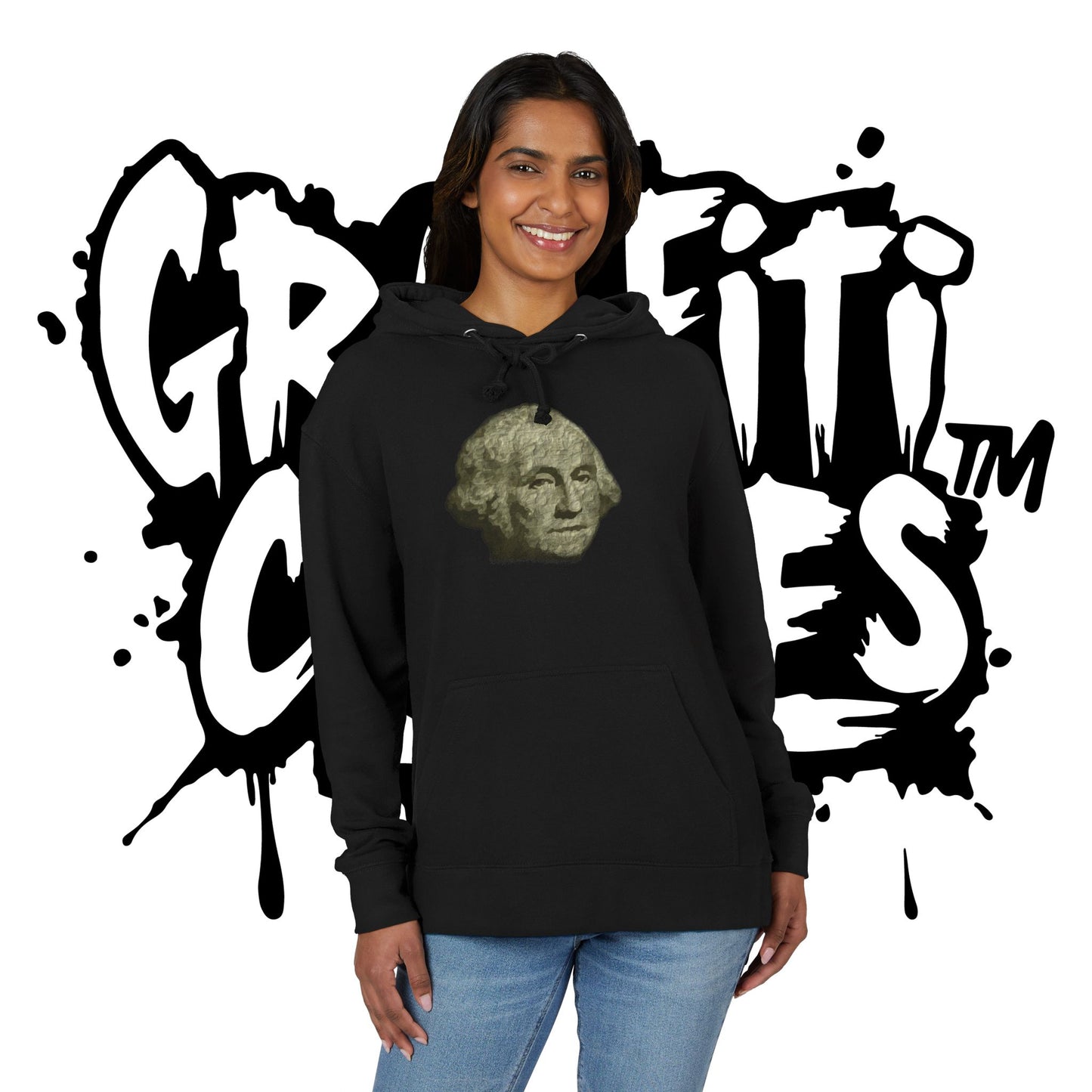 George Washington Quote Hoodie — Vintage Patriotic Pullover with 'If Freedom of Speech...'