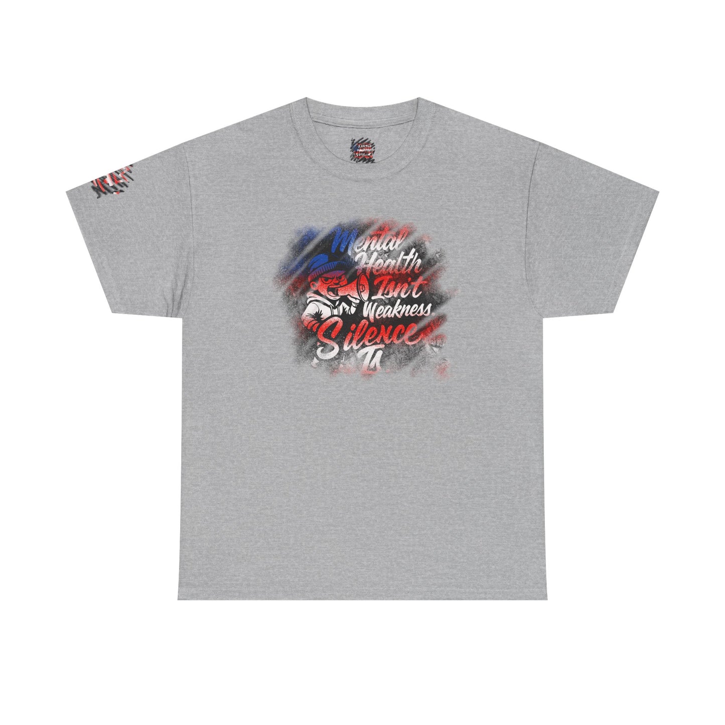 Mental Health Isn’t Weakness Tee — “Silence Is!” Awareness Shirt