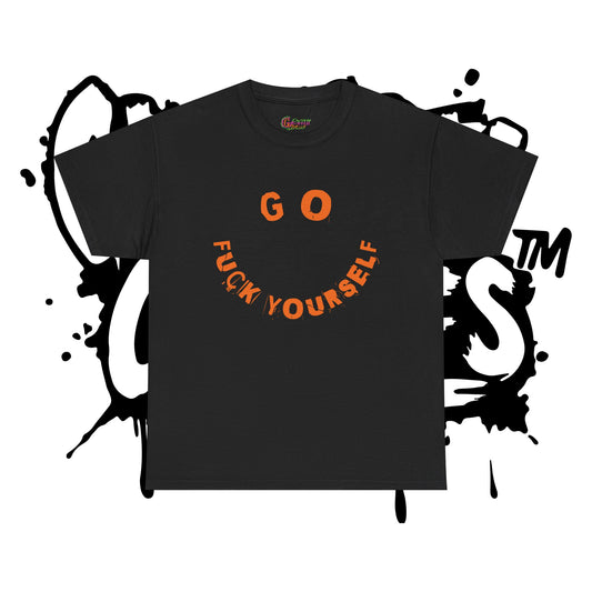 Graffiti Tee - Unisex Cotton T-Shirt - Go Fu*k Yourself - Epic Graphic T-Shirt