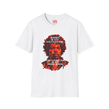 Music Is My Medication T-Shirt — Vintage Soul Music Prescription Tee