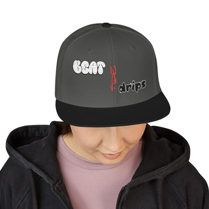 Snapback Hat: The Beat Drips by Icky x NAF Collaboration - Graffiti Clothes LLC