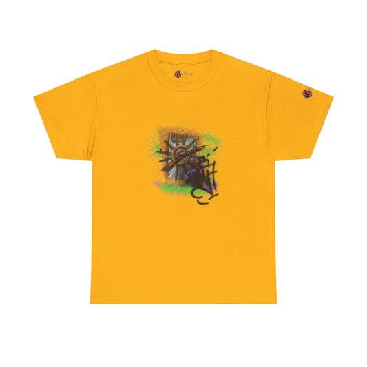 Abstract Graffiti Art T-Shirt — Colorful Urban Streetwear Tee