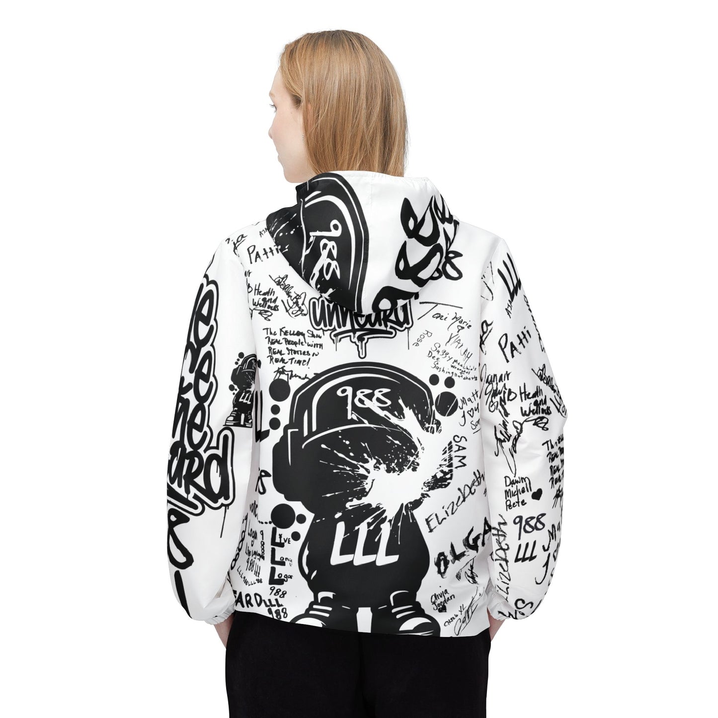 Graffiti Suicide Prevention Tribute Windbreaker Jacket — Their Names — Our Voice