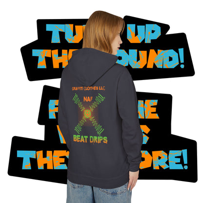 Unisex Graffiti-Style Hip Hop Hoodie, Trendy Streetwear, Urban Fashion, Beat Drips Sweatshirt, Music Lover Gift, Festival Wear, Casual [...]